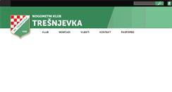 Desktop Screenshot of nk-tresnjevka.hr