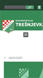 Mobile Screenshot of nk-tresnjevka.hr